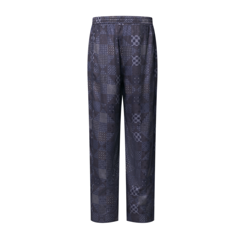 Schlafanzughose aus Seidengemisch mit Damier-Motiv in Herren's Ready to Wear Vollständige Ready to Wear collections by Louis Vuitton (Zoom)