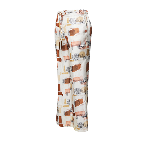 Schlafanzughose mit Koffer-Motiv in Damen's Ready to Wear Hosen und Shorts collections by Louis Vuitton (Zoom)
