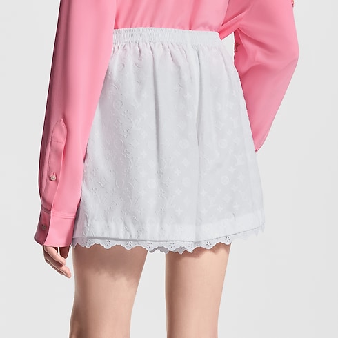 Shorts mit Lochstickerei in Damen's Ready to Wear Röcke und Shorts collections by Louis Vuitton (Zoom)