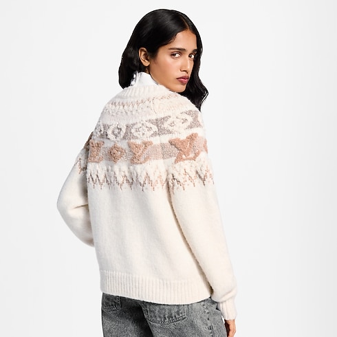 Strickpullover mit Pailletten und alpinem Motiv in Damen's Ready to Wear Oberteile und Blusen collections by Louis Vuitton (Zoom)
