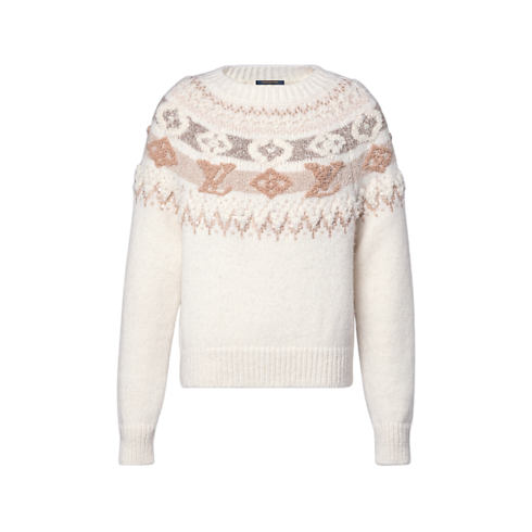 Strickpullover mit Pailletten und alpinem Motiv in Damen's Ready to Wear Oberteile und Blusen collections by Louis Vuitton (Zoom)