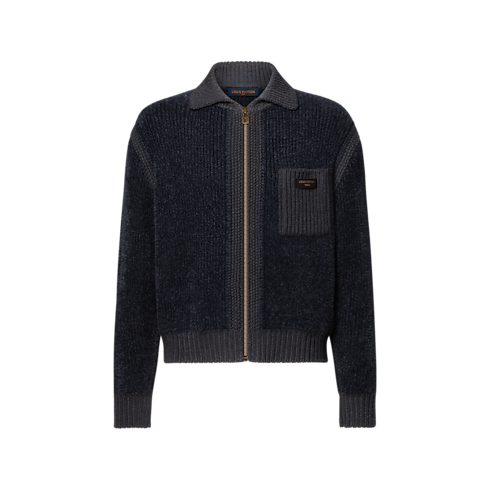 Surchemise texturée zippée in Homme's Prêt-à-porter Manteaux et blousons collections by Louis Vuitton (Zoom produit)