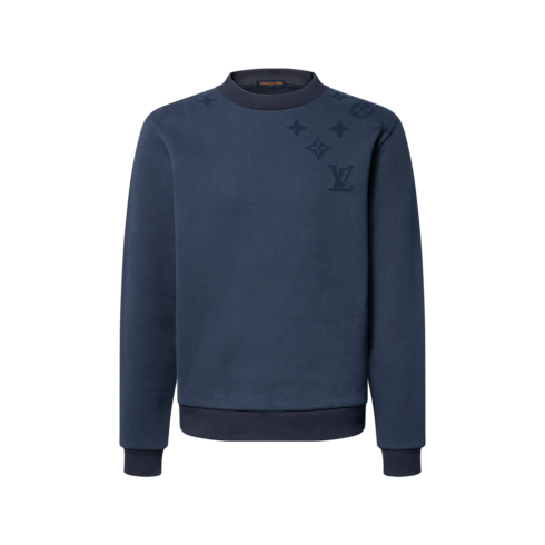 Sweat col rond Monogram en punch needle in Homme's Prêt-à-porter Tout le prêt-à-porter collections by Louis Vuitton (Zoom produit)