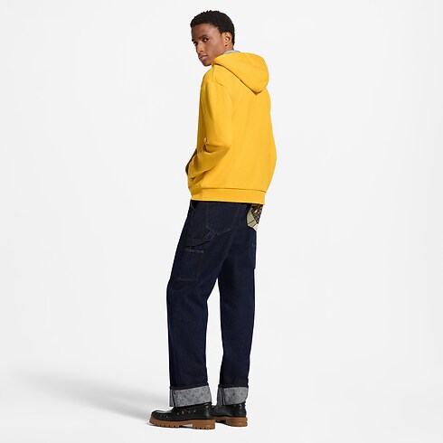 Sweat zippé à capuche imprimé vue ambiance