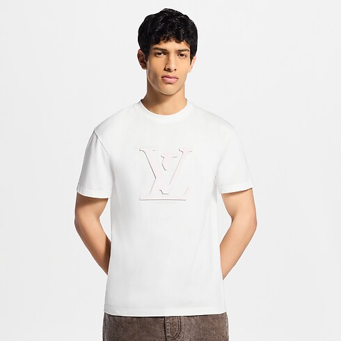 T-Shirt mit lasergeschnittener Signatur in Herren's Ready to Wear T-Shirts und Poloshirts collections by Louis Vuitton (Zoom)