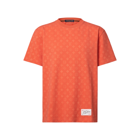 T-Shirt mit Monogram-Motiv Frontansicht