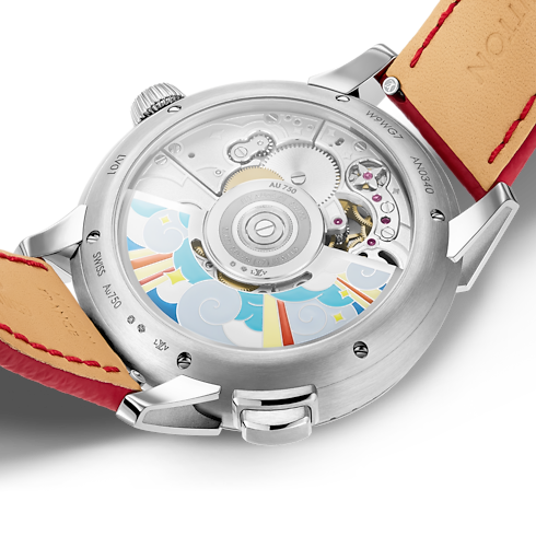 Tambour Taiko Arty Automata, 42 mm, Weissgold in Uhren's Alle Uhren } collections by Louis Vuitton (Zoom)