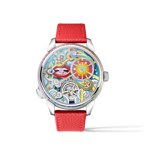 Tambour Taiko Arty Automata, 42 mm, Weissgold in Uhren's Alle Uhren } collections by Louis Vuitton (Zoom)