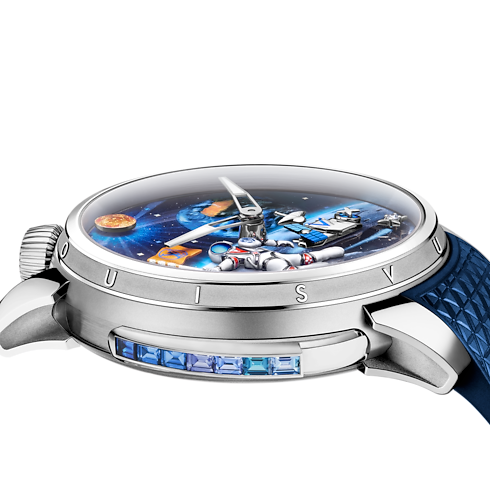 Tambour Galactique, Manual, 46,7 mm,
Titan und Weissgold in Uhren's Alle Uhren } collections by Louis Vuitton (Zoom)