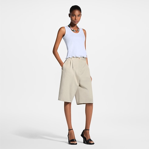 Tanktop mit Rüschen am Saum in Damen's Ready to Wear Tops collections by Louis Vuitton (Zoom)