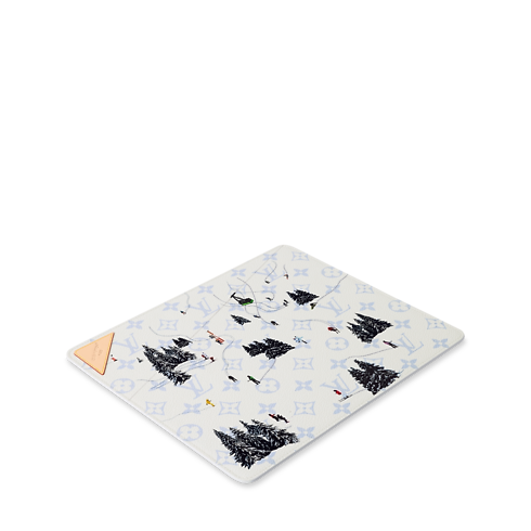 Tapis de souris Gaston Ski vue latérale