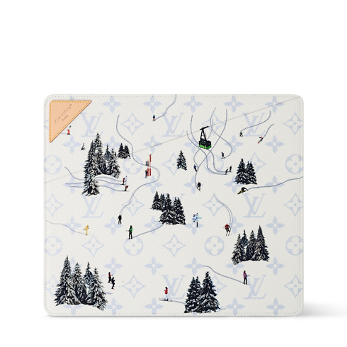 Tapis de souris Gaston Ski vue de face