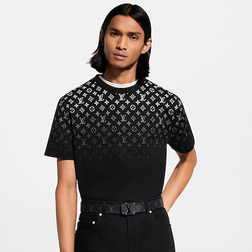 Tee-shirt Monogram Gradient en coton in Homme's Prêt-à-porter T-shirts et polos collections by Louis Vuitton (Zoom produit)