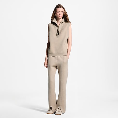 Top mit Monogram-Akzenten und kurzem Reissverschluss in Damen's Ready to Wear Strick collections by Louis Vuitton (Zoom)