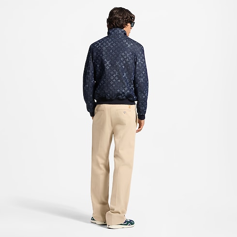Trainingsjacke in Monogram Surplus Denim Ambiance-Ansicht