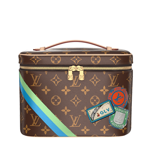 Vanity case Nice BB Toile Monogram in Cadeaux's Personnalisation Toute la Personnalisation collections by Louis Vuitton (Zoom produit)