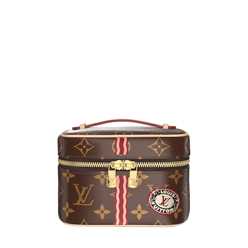Vanity case Nice Nano Toile Monogram in Cadeaux's Personnalisation Toute la Personnalisation collections by Louis Vuitton (Zoom produit)