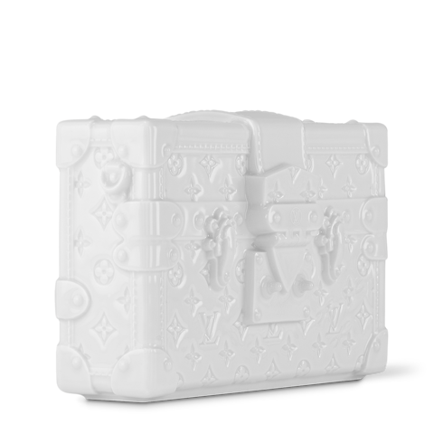 Vase en porcelaine Petite Malle Toile Monogram in Malles, Voyage et Maison's À la une Sélection Art de Vivre collections by Louis Vuitton (Zoom produit)