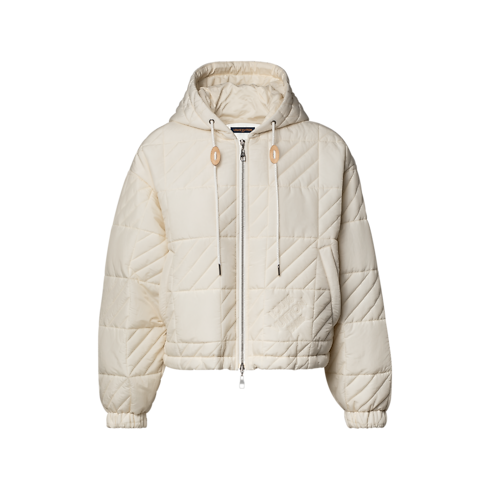 Veste à fermeture éclair et motif Damier matelassé in Femme's Prêt-à-porter Manteaux et vestes collections by Louis Vuitton (Zoom produit)