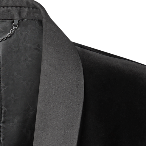 Veste de smoking droite en velours in Homme's Prêt-à-porter Tout le prêt-à-porter collections by Louis Vuitton (Zoom produit)