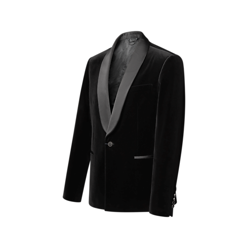 Veste de smoking droite en velours in Homme's Prêt-à-porter Tout le prêt-à-porter collections by Louis Vuitton (Zoom produit)