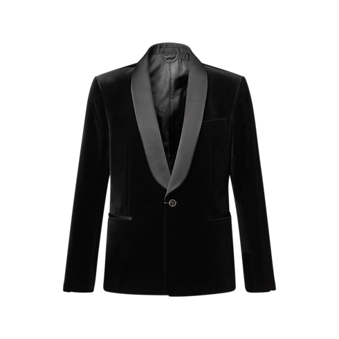 Veste de smoking droite en velours in Homme's Prêt-à-porter Tout le prêt-à-porter collections by Louis Vuitton (Zoom produit)