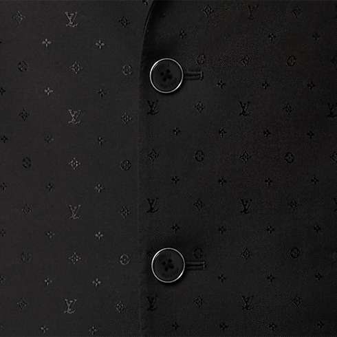 Veste droite Pont Neuf en satin Monogram in Homme's Prêt-à-porter Tout le prêt-à-porter collections by Louis Vuitton (Zoom produit)
