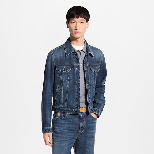 Veste en denim de coton et cachemire in Homme's Prêt-à-porter Tout le prêt-à-porter collections by Louis Vuitton (Zoom produit)