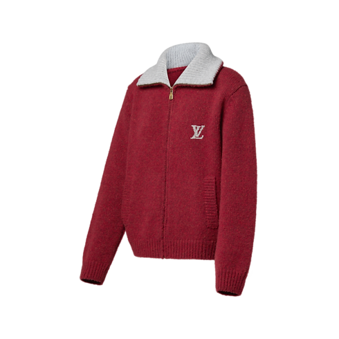 Veste en maille zippée à motif emblématique in Homme's Prêt-à-porter Tout le prêt-à-porter collections by Louis Vuitton (Zoom produit)
