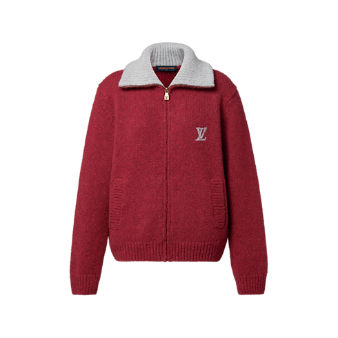 Veste en maille zippée à motif emblématique in Homme's Prêt-à-porter Tout le prêt-à-porter collections by Louis Vuitton (Zoom produit)