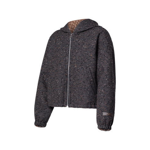 Veste en tweed bouclette à capuche in Femme's Prêt-à-porter Manteaux et vestes collections by Louis Vuitton (Zoom produit)