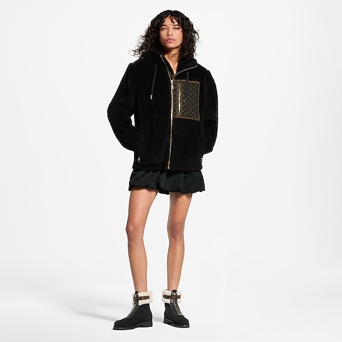 Veste polaire à détails Monogram in Femme's Prêt-à-porter Manteaux et vestes collections by Louis Vuitton (Zoom produit)