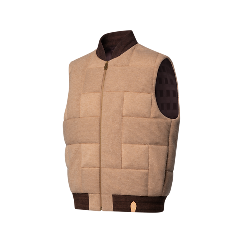Veste sans manches en maille de cachemire matelassée in Homme's Prêt-à-porter Tout le prêt-à-porter collections by Louis Vuitton (Zoom produit)
