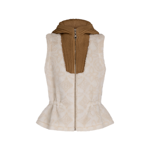 Veste sans manches en polaire Monogram in Femme's Prêt-à-porter Manteaux et vestes collections by Louis Vuitton (Zoom produit)