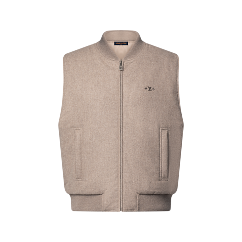 Veste sans manches matelassée en laine réversible in Homme's Prêt-à-porter Tout le prêt-à-porter collections by Louis Vuitton (Zoom produit)