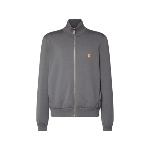 Veste sportswear LV Signature réversible en nylon vue de face