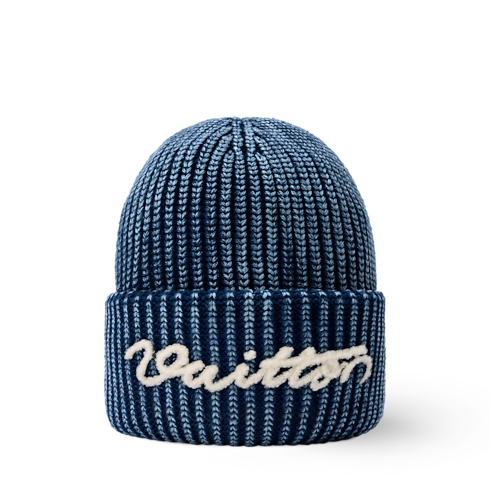 Washed Signature Beanie S00 in Herren's Accessoires Hüte, Mützen und Handschuhe collections by Louis Vuitton (Zoom)