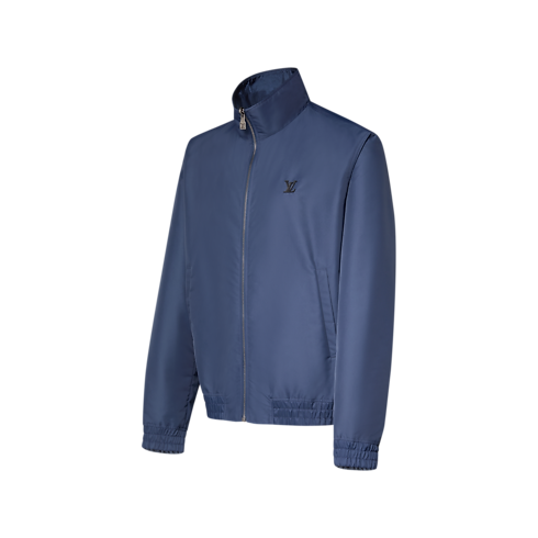 Wendbare Trainingsjacke aus Nylon mit Monogram Seitenansicht