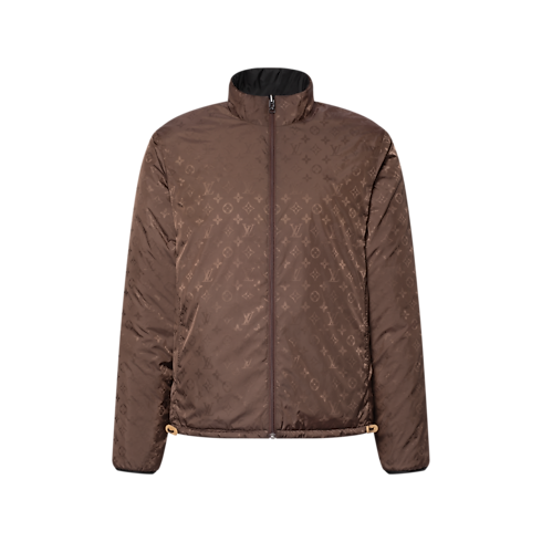 Wendbarer, leicht wattierter Blouson mit Monogram andere Ansicht