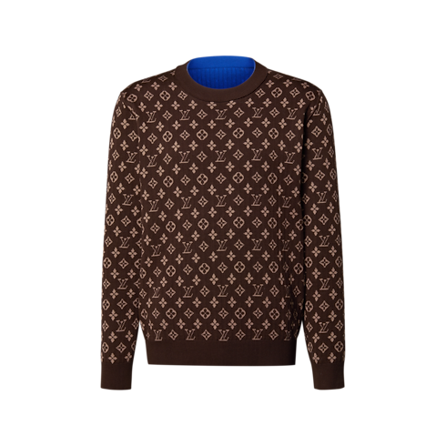 Wendbarer Pullover mit LV Signatur und langen Ärmeln andere Ansicht