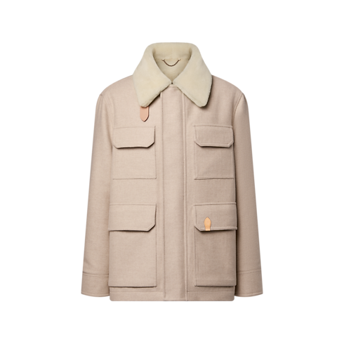 Winterlicher Feldparka aus Wolle und Kaschmir in Herren's Ready to Wear Vollständige Ready to Wear collections by Louis Vuitton (Zoom)
