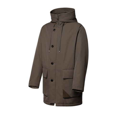 Winterlicher wattierter Scooter Parka in Herren's Ready to Wear Vollständige Ready to Wear collections by Louis Vuitton (Zoom)
