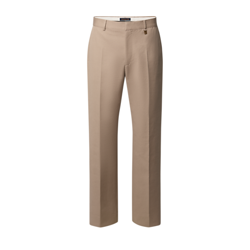 Zigaretten-Chinohose aus Baumwolle und Kaschmir Frontansicht